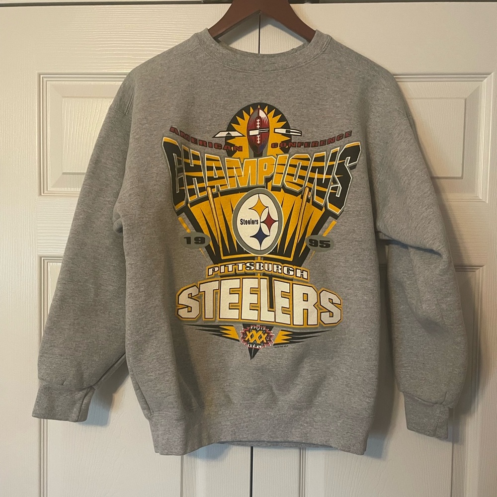 Pittsburgh Steelers Vintage 1995 AFC Champs Sweatshirt